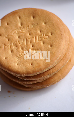 McVities Rich Tea Biscuits Stock Photo