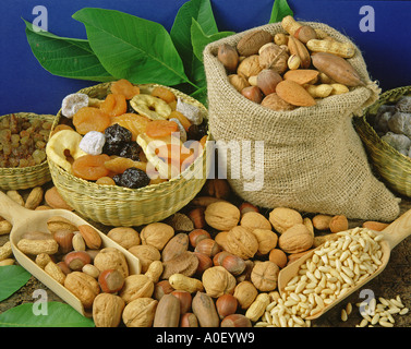 Assorted nuts Stock Photo