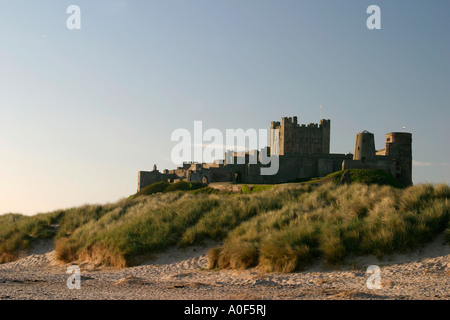 Bamburgh Castle in Northumberland UK Stock Photo