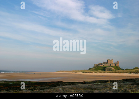 Bamburgh Castle in Northumberland UK Stock Photo