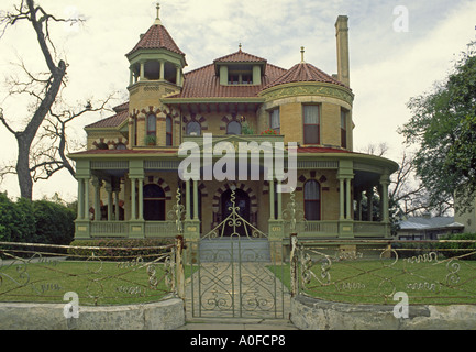 Texas San Antonio King William Historic District Stock Photo - Alamy
