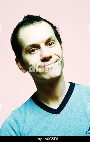 Portrait of a young man looking at the camera Stock Photo