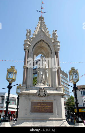 Statue in the town centre of Maidstone Kent Stock Photo