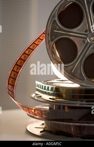 Movie film reel unrolling hi-res stock photography and images - Alamy