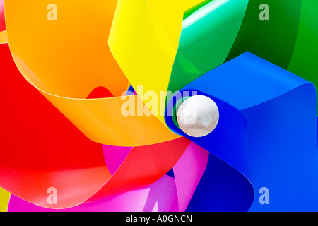 Close up of a pinwheel Stock Photo