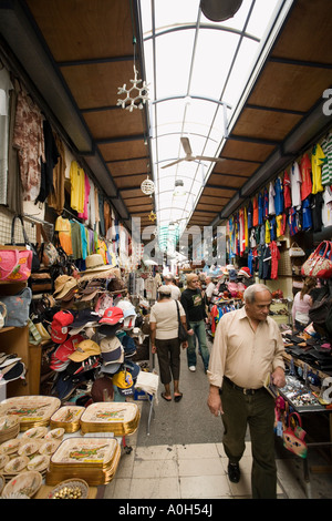 THE INDOOR MUNICIPAL MARKET IN PAPHOS, CYPRUS Stock Photo