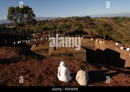 Lalibala in Ethiopia Africa Stock Photo