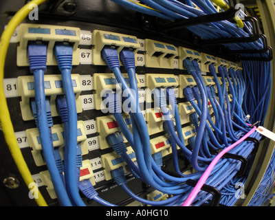 Network Hub Stock Photo