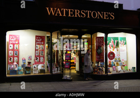 Waterstones bookshop Winchester High Street Hampshire UK Stock Photo