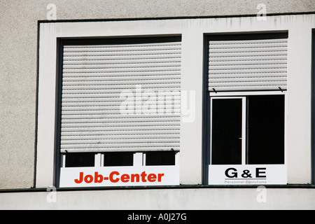 Job Center private employment agency, Germany Stock Photo