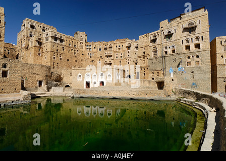 Cisterne of Habbaba, Yemen Stock Photo