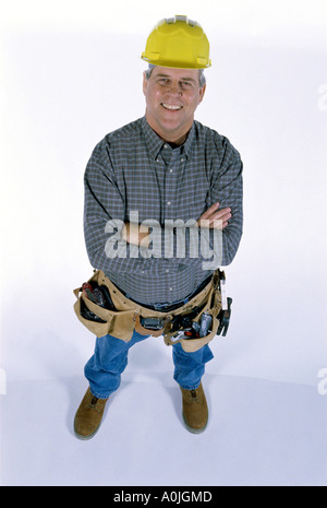 Construction Worker Portrait Stock Photo - Alamy