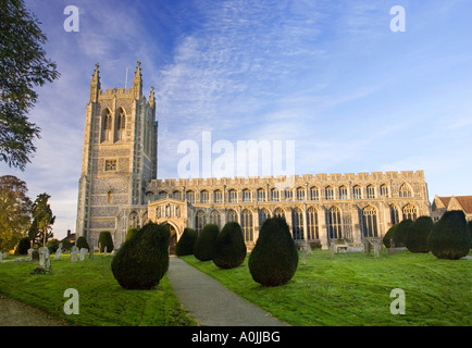 Holy Trinity Church in Long Melford in Suffolk, UK Stock Photo