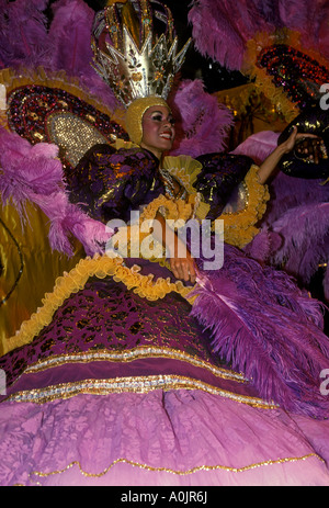 Brazilian woman, Brazilian man, dancers, carnival costume