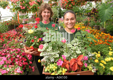 Ohio Huron Barnes Nursery Flowers Hispanic Customer Plants Stock