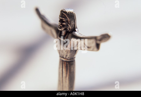 Statue Of Jesus Christ With Outstretched And Welcoming Arms Standing At Our Lady Of Guadalupe Shrine For Mexican Immigrants And Immigration In Des Plaines Illinois Stock Photo Alamy