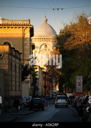 The Pisa city center is a zone with limited car traffic to protect the important monuments Pisa Tuscany Italy Stock Photo