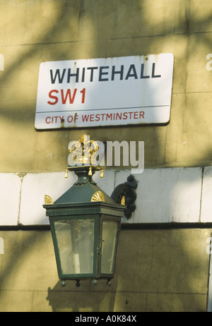 Whitehall, Street Sign Stock Photo