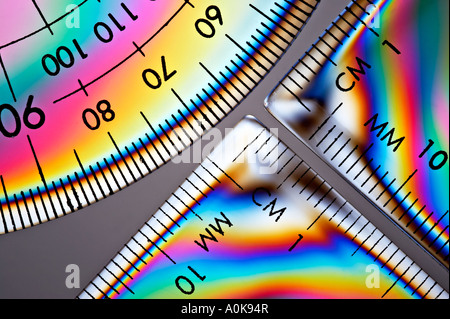 Cross Polarisation / Polarization Stock Photo