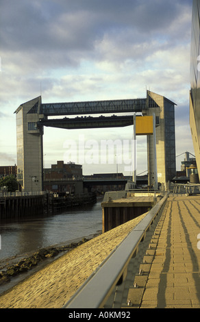 Tidal Barrier on the River Hull at Hull Stock Photo