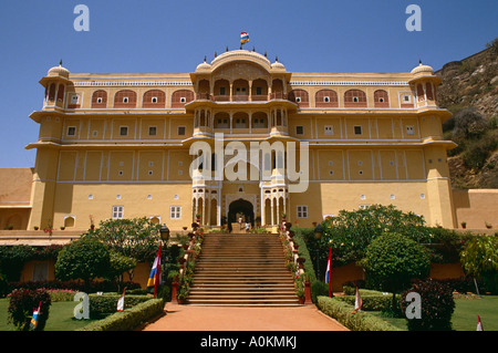 Samode Palace hotel in Jaipur Rajasthan India Stock Photo