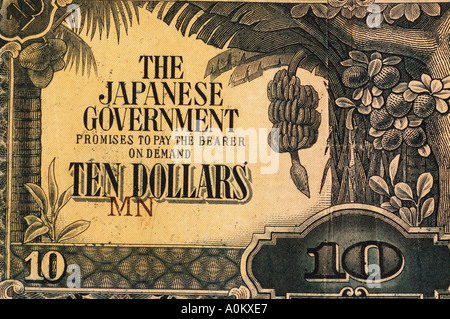 Japanese government occupation of Phillipines ten dollar note