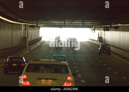 Southern Artery tunnel in Boston Massachusetts Stock Photo