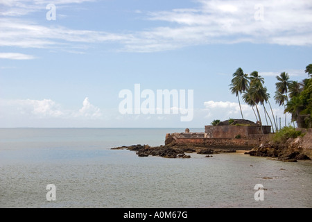 Old Tapirandu Fortress 1630 XVII century Morro de São Paulo state of Bahia Brazil Stock Photo