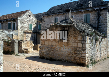 Donje Selo, Solta, Croatia: Communal bakehouse Stock Photo