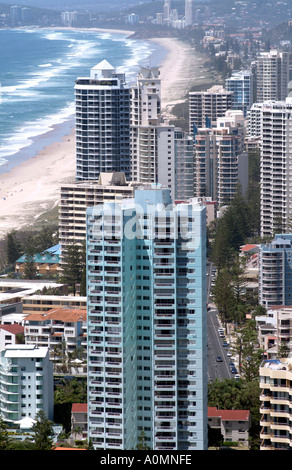 Beaches at Surfers Paradise Queensland Australia, photo by Bruce Miller 2 2005 Stock Photo
