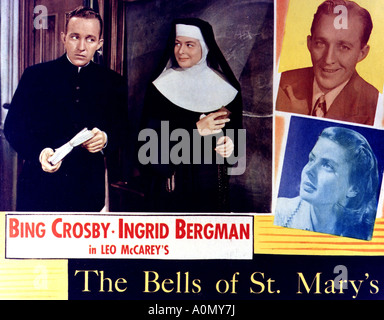 BELLS OF ST MARY'S 1945 RKO film with Bing Crosby and Ingrid Bergman Stock Photo