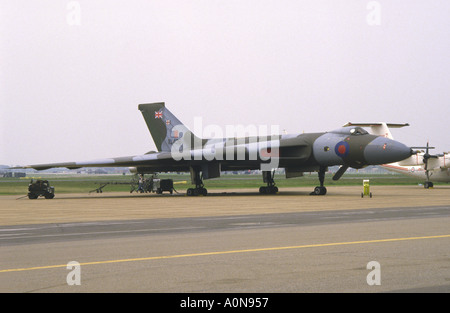 Avro Vulcan B2 RAF bomber aircraft, Mildenhall Airshow Stock Photo