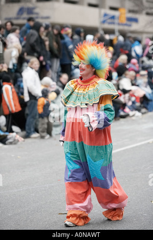 Clown, Santa Claus Parade, University Avenue, Toronto, Ontario, Canada ...