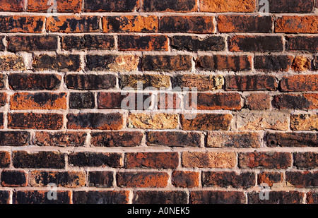 Brick wall background, taken at the black country living museum, dudley, west midlands, england uk Stock Photo