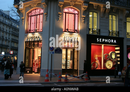 Sephora flagship store, Champs Elysees, Paris, France Stock Photo - Alamy