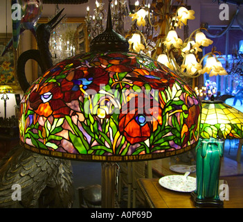 Tiffany lamps New USA Stock Photo Alamy