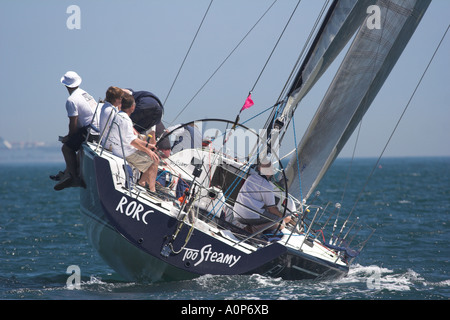 Round the IOW Yaught Race 2005 Stock Photo