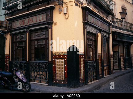 El Rinconcillo a tapas bar in Seville Spain Stock Photo