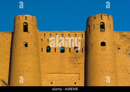 Inside the Citadel Qala i Ikhtiyar ud din originally built by Alexander the Great but built in its present form by Malik Stock Photo