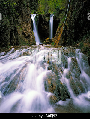 Roughlock Falls Spearfish Canyon Black Hills National Forest South Dakota Stock Photo