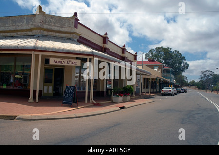 Main street of the historic old country town of Northampton Western Australia Stock Photo