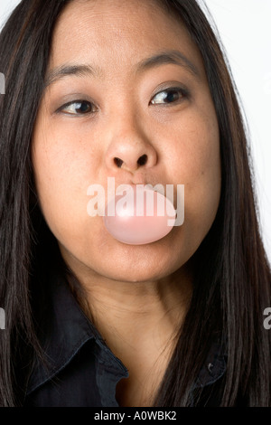 Portrait Asian  American Woman Stock Photo