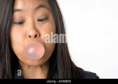 Portrait Asian  American Woman Stock Photo