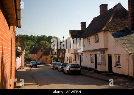 Kersey village , Suffolk. Stock Photo