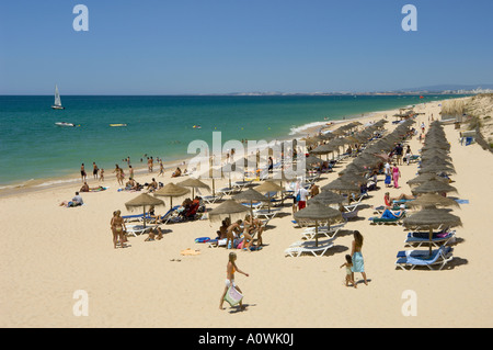 Portugal the Algarve; Quinta do Lago beach,  Praia do ancao Stock Photo