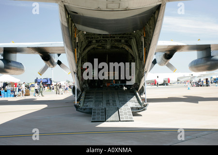 Rear cargo ramp of Royal Netherlands Air Force RNAF C 130H Hercules ...