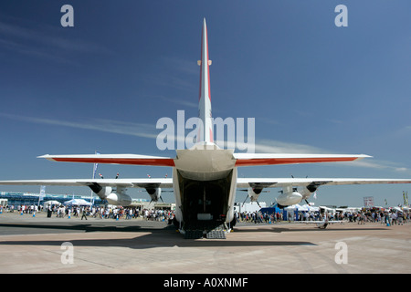 Rear cargo ramp of United States Air Force AETC CC 130J Hercules ...