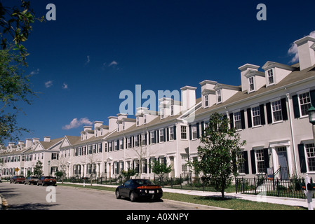 Celebration town built by Disney Florida United States of America North America Stock Photo