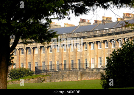 Royal Crescent started in 1767 by John Wood the Younger the crescent took eight years to finish Bath England UK Stock Photo