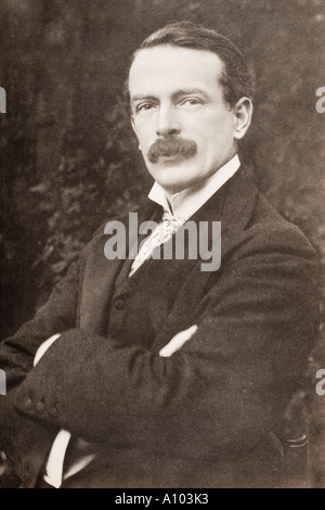 David Lloyd George, 1863 - 1945.  English statesman.  From the book King Edward and his times by André Maurois, published 1933. Stock Photo